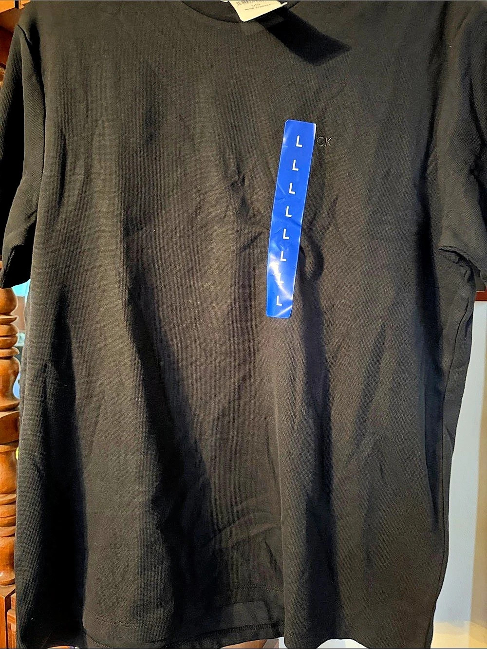 Calvin Klein Cotton Classics Crewneck T-Shirt Black Large